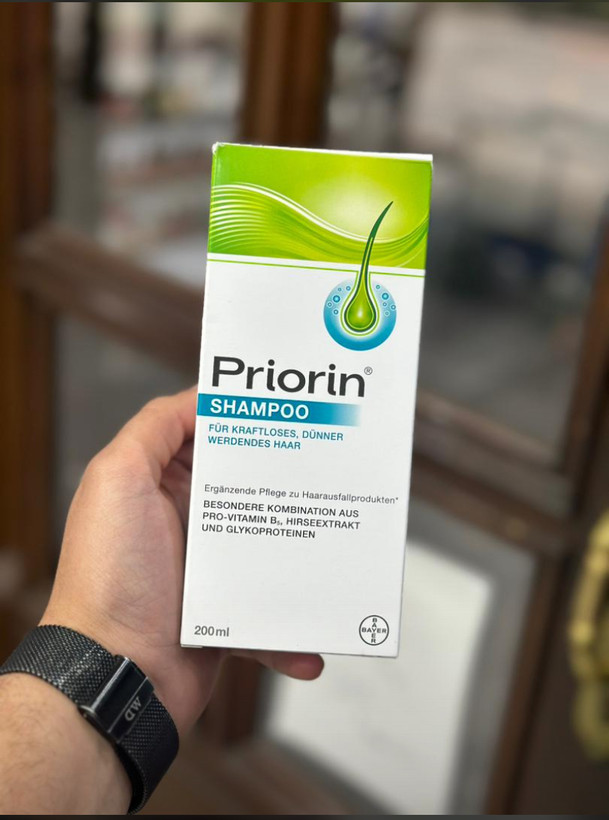 شامپو ضد ریزش پریورین بایر آلمان | Priorin Shampoo Anti-Hair Loss 200ml