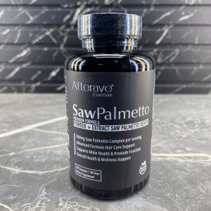 مکمل ضد ریزش مو سائوپالمتو افترایو آمریکایی 100 عددی اصل | saw palmetto afterave 100 capsules