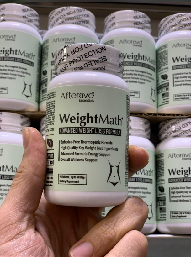 مکمل لاغری ویت مث پلاس افترایو اصل 90 تایی | Weight Math Afterave