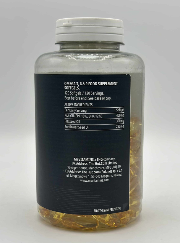 مکمل امگا 369 مای ویتامینز 120 عددی | MYVITAMINS OMEGA 369