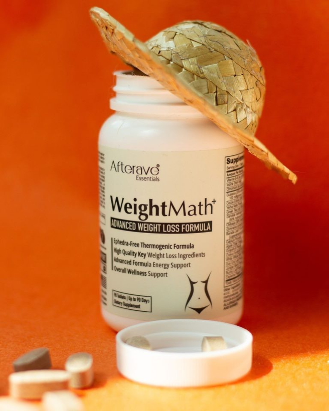 مکمل لاغری ویت مث پلاس افترایو اصل 90 تایی | Weight Math Afterave