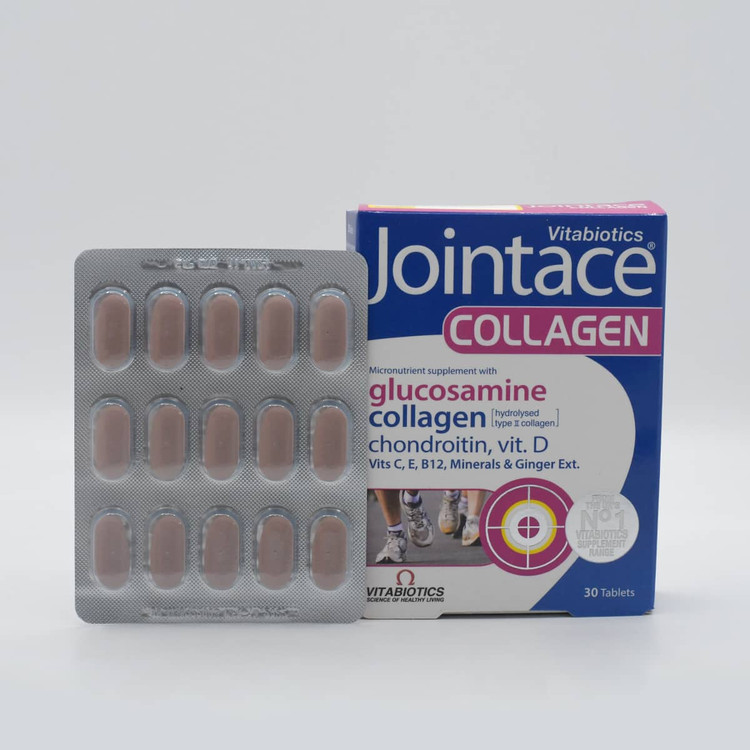 گلوکوزامین کلاژن جوینتس ویتابیوتیکس اصل 30عددی Jointace® Collagen Tablet