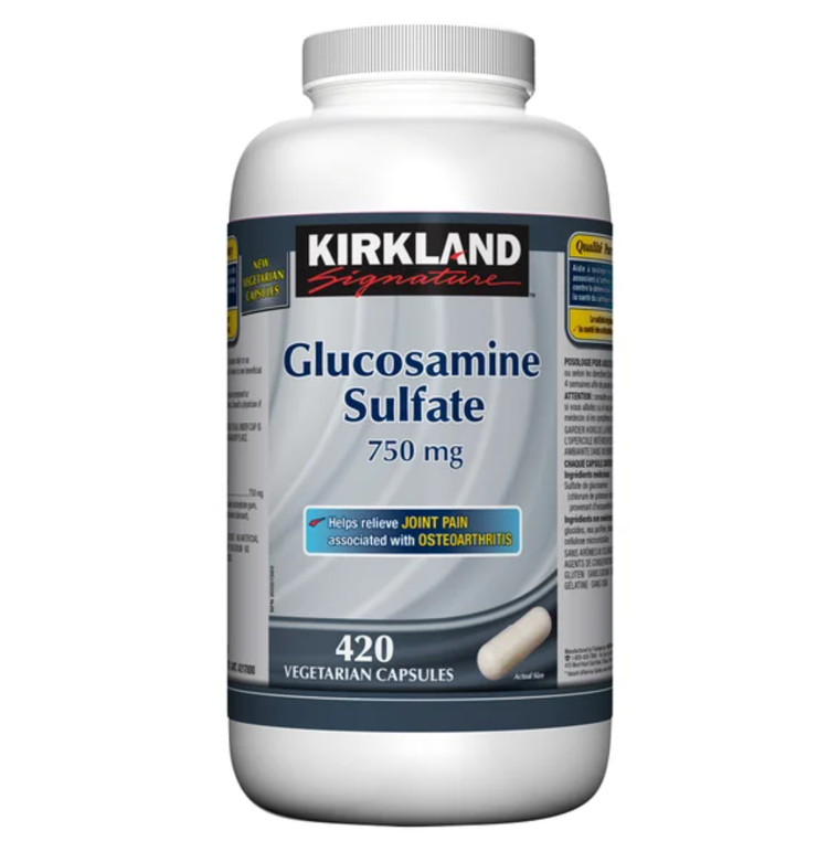 گلوکزامین سولفات کرکلند اصل | Kirkland Signature Glucosamine Sulfate 420 capsules
