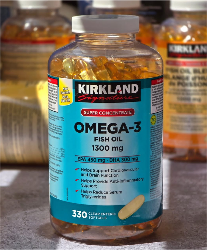 امگا 3 کرکلند 1300 میلی گرم اصل |Kirkland Omega-3 Fish Oil 330softgels