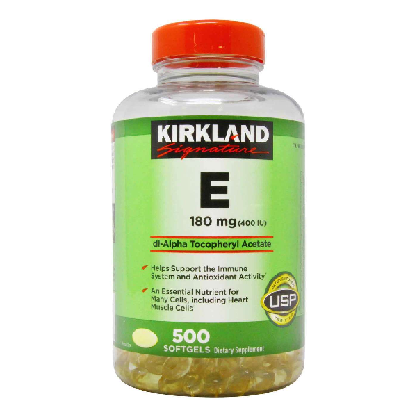 ویتامین ای کرکلند اصل | Kirkland Signature Vitamin E 500 softgels