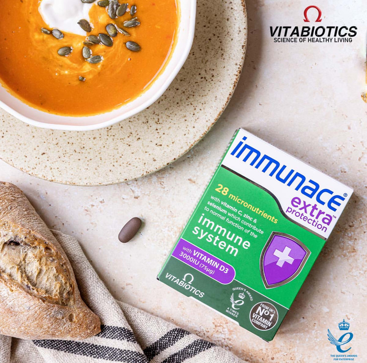 تقویت ایمنی بدن ایمیونس اکسترا ویتابیوتیکس | Vitabiotics Immunace Extra Protection 30 tablets