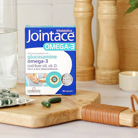 جوینتس امگا 3 گلوکزامین ویتابیوتیکس روغن کبد ماهی اصل Vitabiotics Jointace Omega 3 Cod Liver Oil Glucosamine